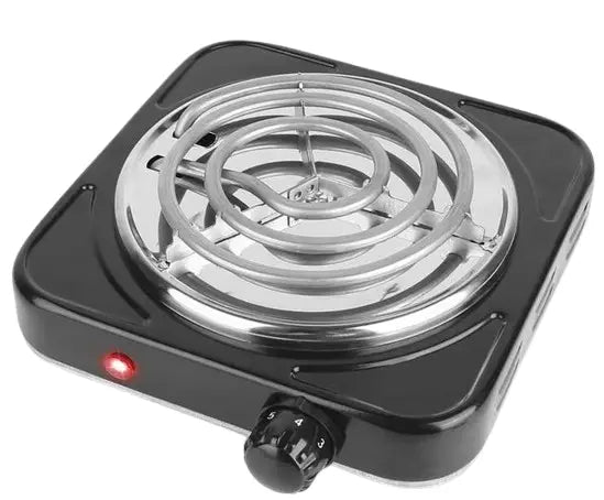 موقد كهربائي من شركة راف، أسود، 1000 واط، موديل R.8010BB