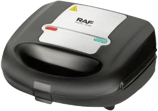 RAF 5In1 Multifunctional Sandwich Maker, 750 Watt, Black - R.2690