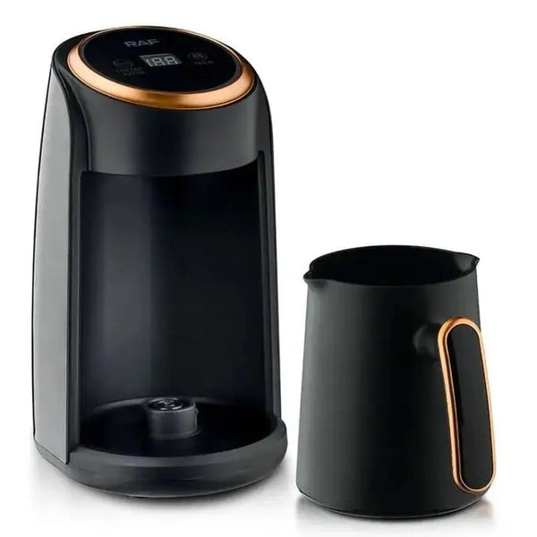 RAF Digital Turkish Coffee Maker, 600W, Black, Model R.116