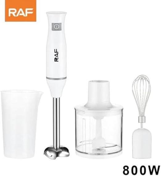 خلاط يدوي راف 4 في 1، 800 واط، أبيض، موديل R.298