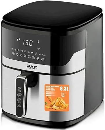 RAF Air Fryer, Digital, Black, 1800 Watt, 8.3 Liter, Model R.5375