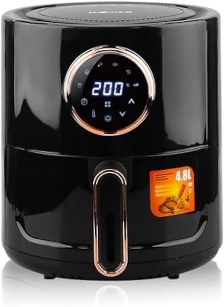 RAF Essential Air fryer R.5271, 1350 Watt, 5.5 Liter, 220v, 50Hz, Black