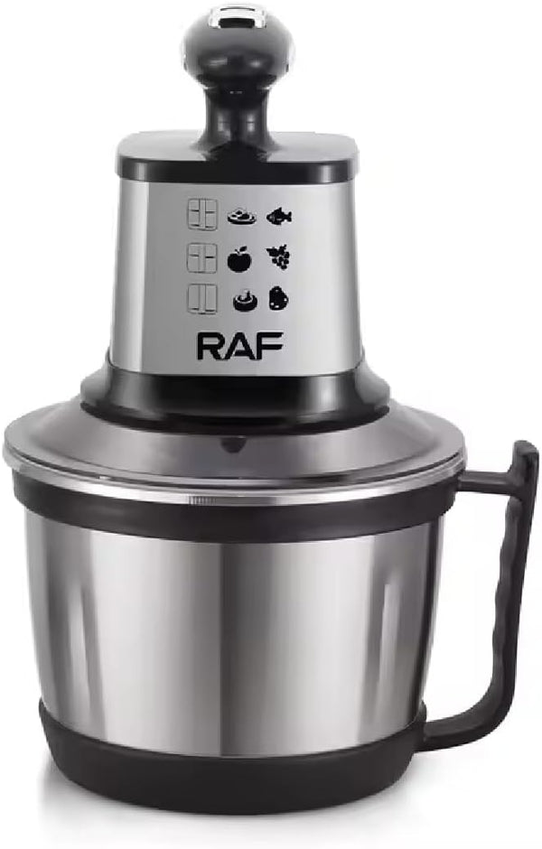 RAF Electric Chopper, 3 Liter, 1000 Watt, Stainless Steel, Model R.7705