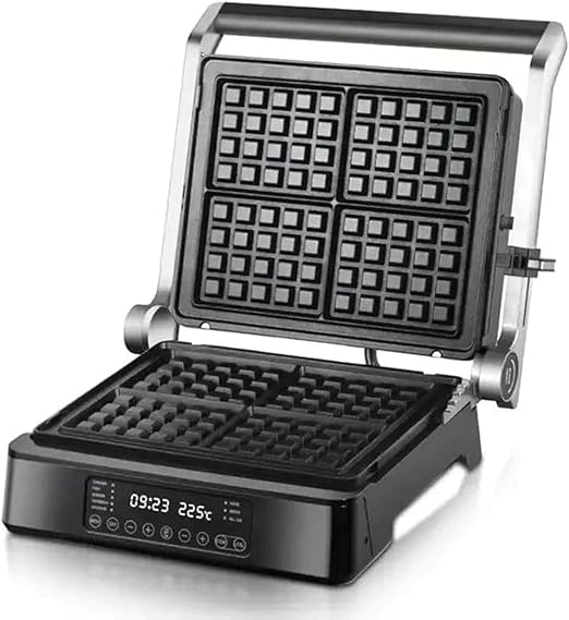 ماكينة تقطيع شرائح اللحم والشواية RAF، 1800 واط، موديل R.535، أسود