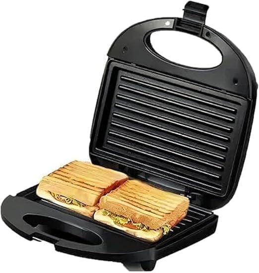 RAF 8-in-1 Sandwich Maker, Black, 800 Watt, Model R.2291