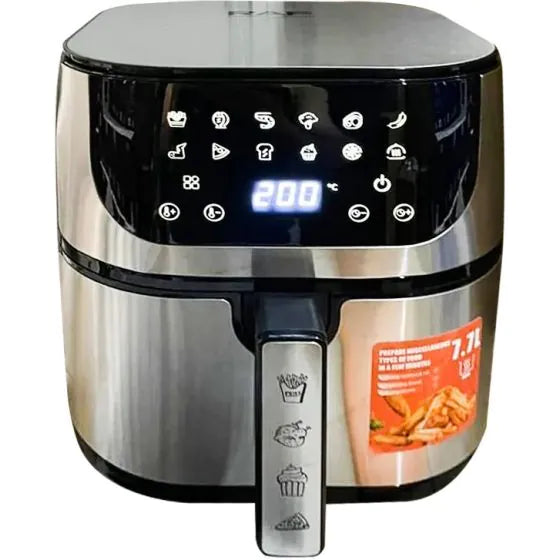 RAF Digital Air Fryer, 7.7 Liters, 1800 Watt, Silver- R.5261
