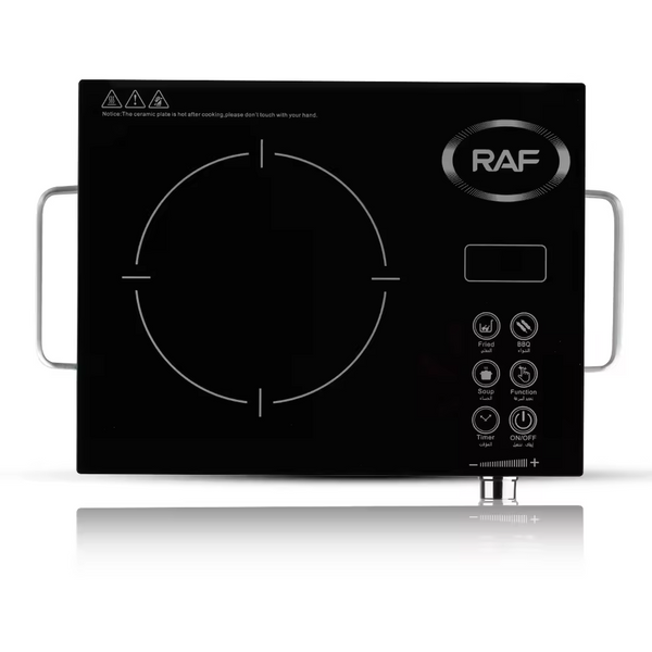 طباخ حراري كهربائي من RAF، أسود، 3500 واط، موديل R.8003