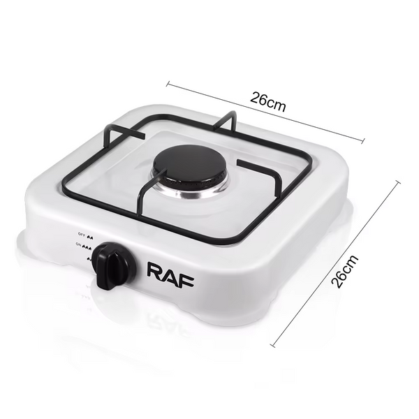 موقد غاز للطهي المنزلي من RAF، أبيض، موديل R.8032