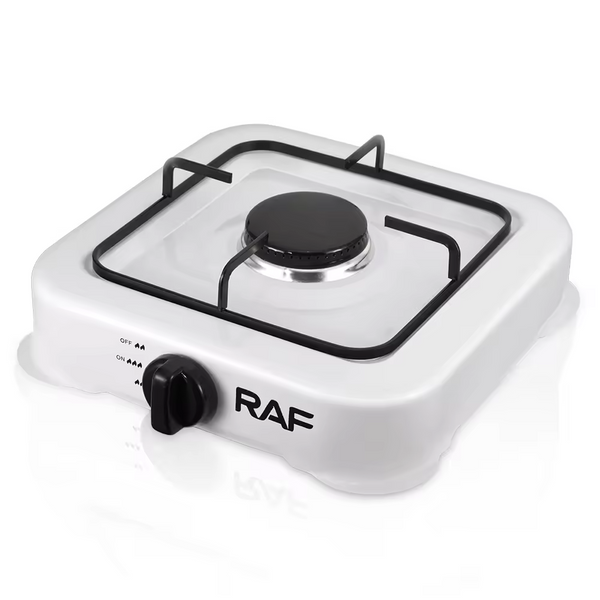 موقد غاز للطهي المنزلي من RAF، أبيض، موديل R.8032