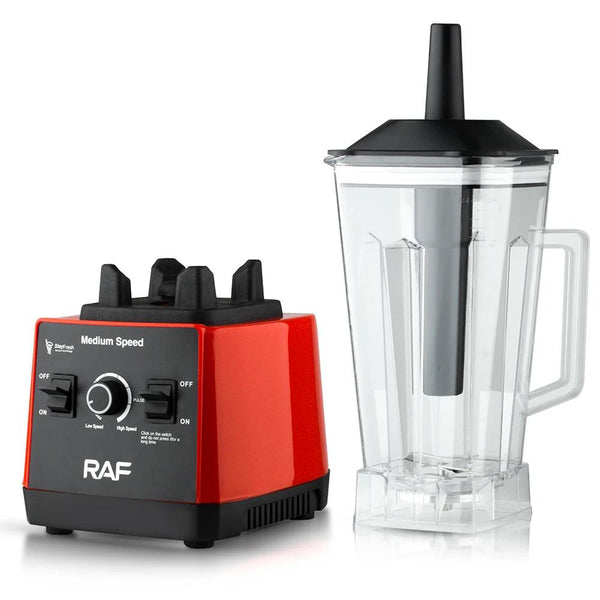 RAF Electric Blender 2×1, Red Black, 2400 WAT, 0.750 Liter, Model R.2840