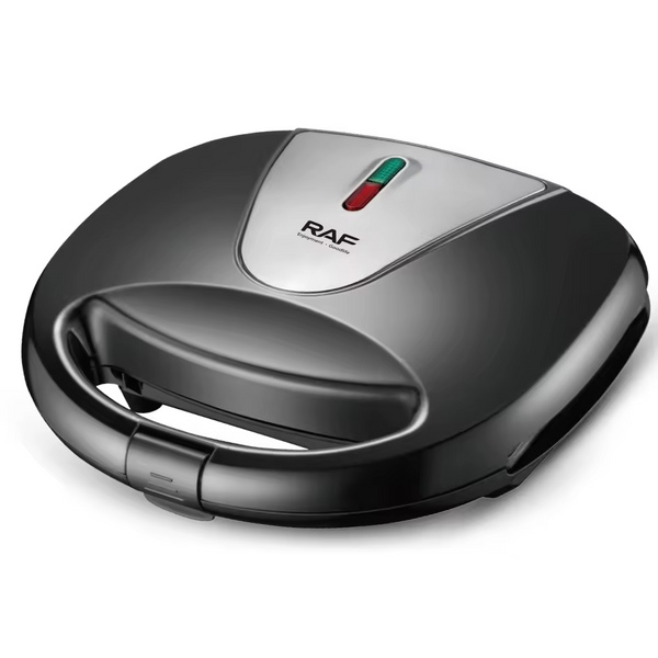 Raf Waffle Maker, Plate, 850 Watt, Black - R.546H