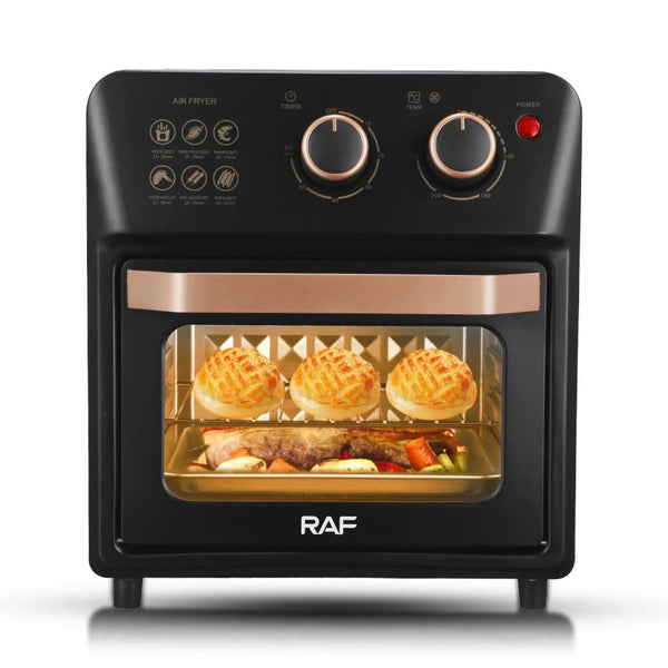 مقلاة هوائية RAF، سوداء، 1250 واط، 14 لتر، موديل R.5347B - أسود