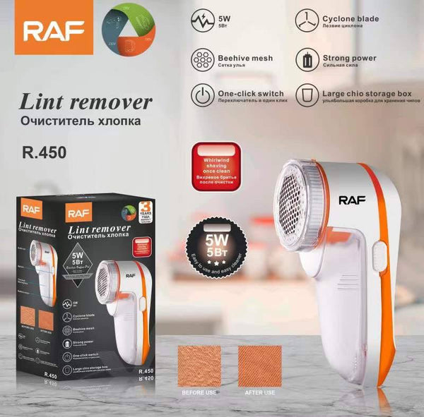 RAF Lint Remover, Orange, 45 Watt, Model R.450