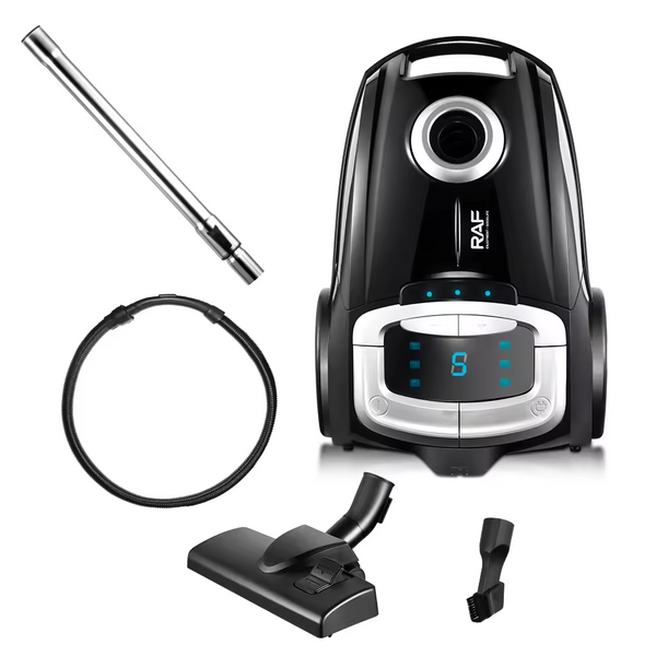 RAF Vacuum Cleaner, Black, 2800 WAT, 4 Liter, Model R.8755