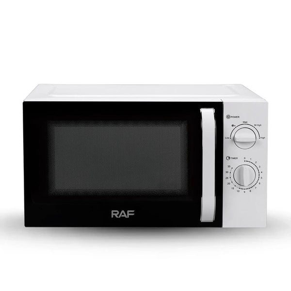 ميكروويف RAF، أبيض، 800 واط، 23 لترًا، موديل R.8002