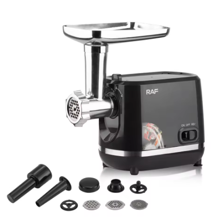 مفرمة لحوم كهربائية متعددة الوظائف من RAF، فضية، 1200 واط، موديل R.3395 