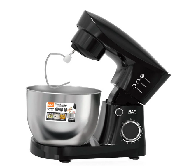 خلاط قائم من الفولاذ المقاوم للصدأ من RAF، فضي، 4 لتر، 1500 واط، موديل R.6604