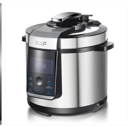 RAF Multifunctional Stainless Steel Pressure Cooker 6L 1000W raf.173