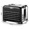 Raf Toaster, 2 Slices, 930 Watts, Black and Silver - R.2101