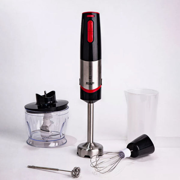 خلاط راف ٥ في ١، مضرب بيض، مفرمة، خلاط غسالة، موديل R.337